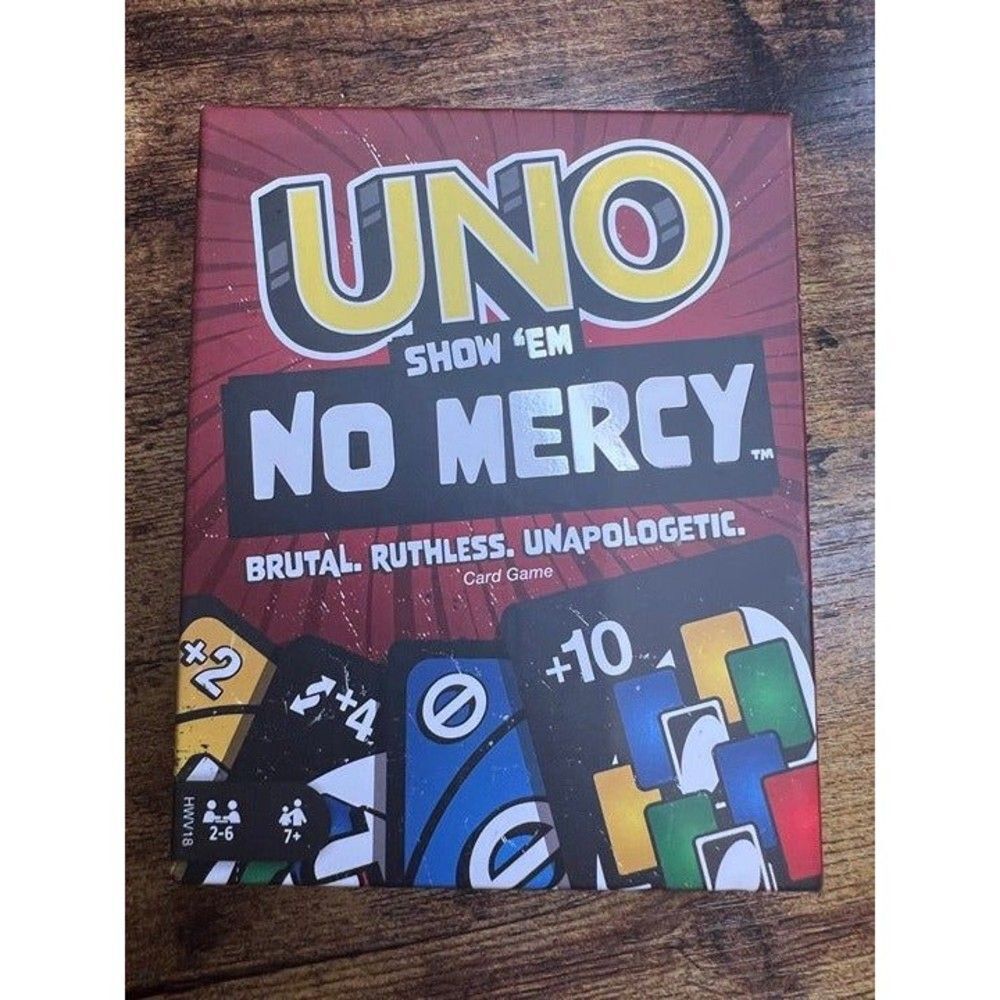 UNO Show ‘Em No Mercy Card Game – New Sealed Party Game